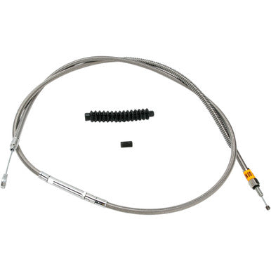 Barnett #102301000606 - High-Efficiency Stainless Steel Clutch Cable for Harley-Davidson - +6" - '93-'03 Dyna