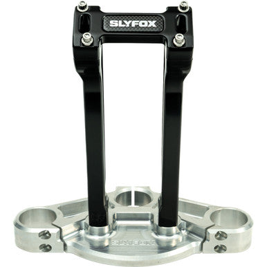 Slyfox #SF-1002-10-B - Handlebar Riser Kit - Pullback - 1" Clamping - 10" Rise - Black