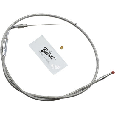 Barnett #102303001206 - Stainless Steel Throttle Cable - +6" - '01-'15 Softail