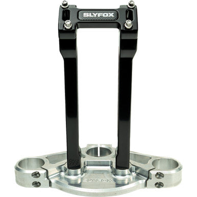 Slyfox #SF-1003-10-B - Handlebar Riser Kit - Straight - 1-1/8" Clamping - 10" Rise - Black