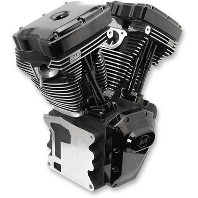 S&S Cycle #310-0831A - T124 Long Block Engine - Black - Touring | Dyna