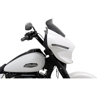Memphis Shades #MEP88810 - Spoiler Windshield - 4" - Dark Black Smoke - FLHX