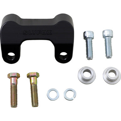 Slyfox #TM-SLY1 - Riser Adapter - Relocation Bracket - Black