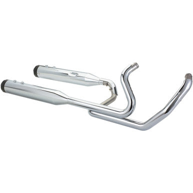 S&S Cycle #550-0699C - El Dorado Dual Exhaust System - Chrome - Black Thruster