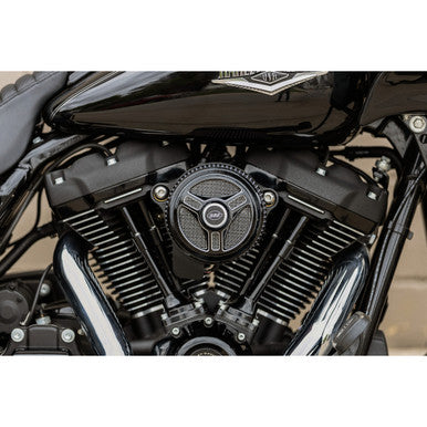 S&S Cycle #170-0210 - Air Cleaner Cover - Triple-Spoke - Black