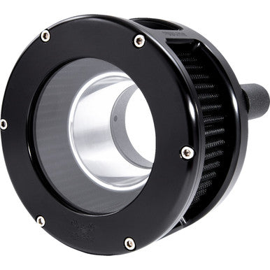 Feuling Parts #5534 - BA Series Air Cleaner Kit - Black Anodized - Black Filter