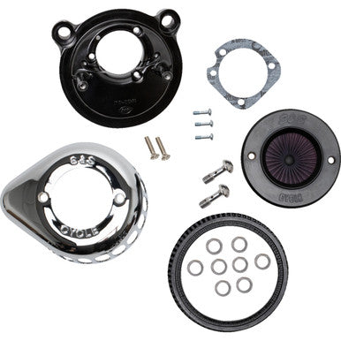S&S Cycle #170-0725A - Air Stinger Stealth Air Cleaner Kit - Chrome