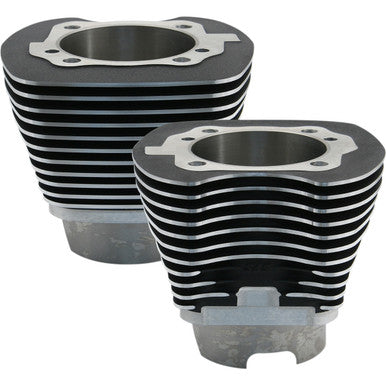 S&S Cycle #910-0401 - Cylinders - 4.125" - Black