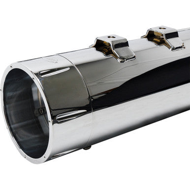 S&S Cycle #550-0669 - 4-1/2" MK45 Performance Mufflers - Chrome Tracer