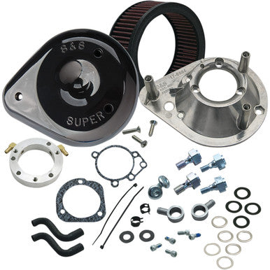 S&S Cycle #170-0181A - Teardrop Air Cleaner Kit - Gloss Black