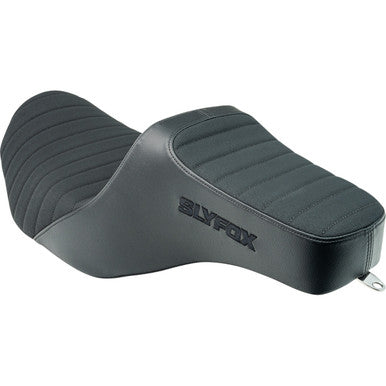 Slyfox #4704A-SlyFox - High Noon Seat - Vinyl - Classic Stitch - Black Logo - FLH/FLT '23-'24