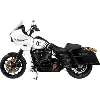 Memphis Shades #MBR101304 - Vented Windshield - BRL Race Bubble - Clear - FLTRX