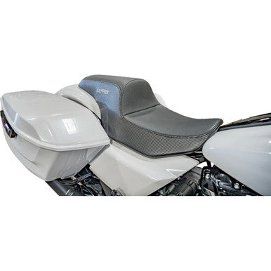 Slyfox #4685B-Slyfox - Drifter Tour Seat - Vinyl w/ Slipstop - Gray Logo - FL '23-'24