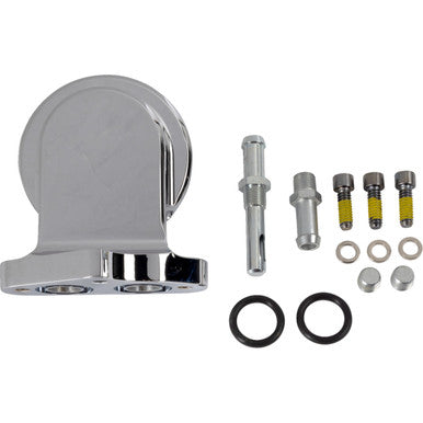 S&S Cycle #106-3884 - Oil Filter Mounting Bracket Kit - Chrome