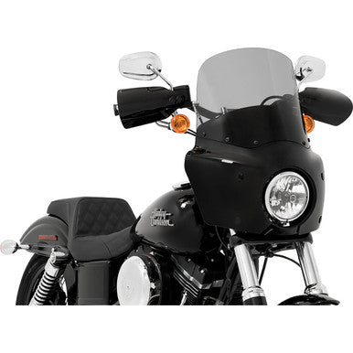Memphis Shades #MEP86812 - Road Warrior Windshield - Black Smoke - 13"