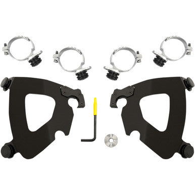 Memphis Shades #MEB2014 - Gauntlet Mounting Kit - Black - FXDL '14-'17