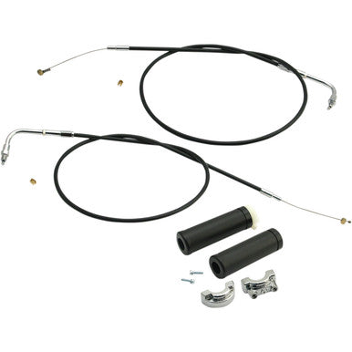 S&S Cycle #19-0482 - Dual-Cable Throttle Assembly Kit - 42" - E&G Carbs