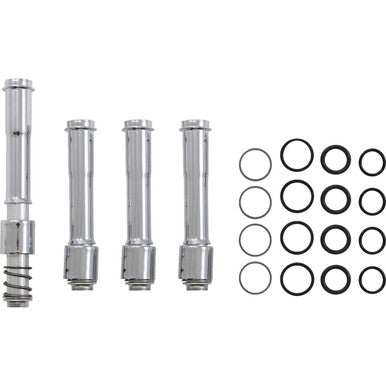 S&S Cycle #106-1340 - Pushrod Cover Kit - Chrome - Twin Cam | M8
