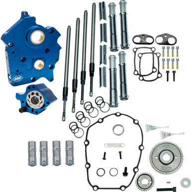 S&S Cycle #310-1261 - Cam Chest Kit without Cams - Gear Drive - Water Cooled - Chrome Pushrods - M8