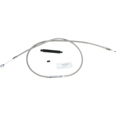 Barnett #102301003206 - High-Efficiency Stainless Steel Clutch Cable for Harley-Davidson - +6" - '06-'16 Dyna