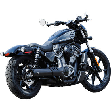 S&S Cycle #550-1074 - 4-1/2" Grand National Slip-On Muffler - Black - RH975 Nightster