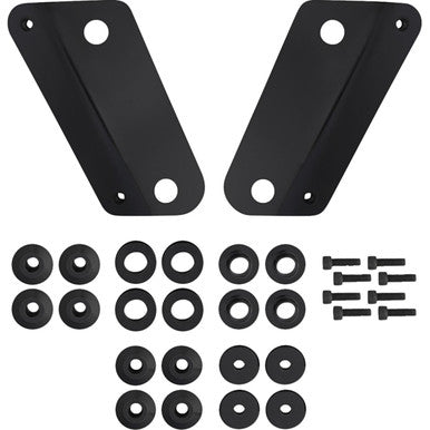 Memphis Shades #MEB9085 - Windshield Adapter Kit - Black - FLHX