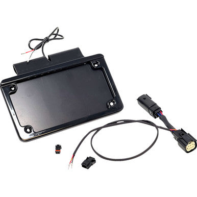 Namz #NIBTH-B03 - Saddlebag Tag Holder w/ Illuminated License Plate Frame - '14 FLHT