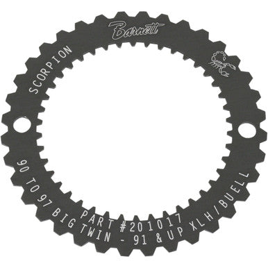 Barnett #6383080090 - Lock Plate - Clutch Basket - Scorpion - '90-'97 Big Twin/'91+ XLH/Buell