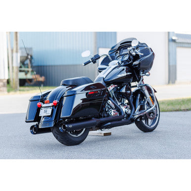 S&S Cycle #550-1078 - 4-1/2" GNX Slip-On Mufflers - Guardian Black