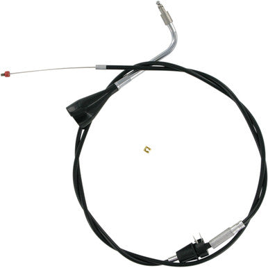 Barnett #101304100406 - Black Vinyl Idle Cable - +6" Size - 48-1/2" Length