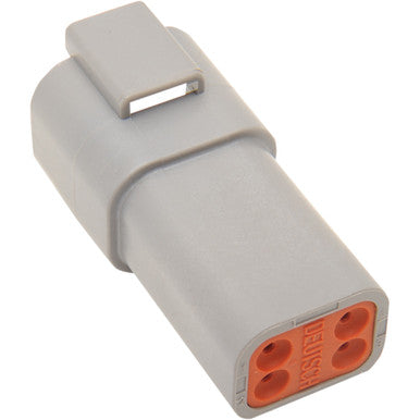 Namz #DR-4G - Deutsch Receptacle - 4 Pin - Gray
