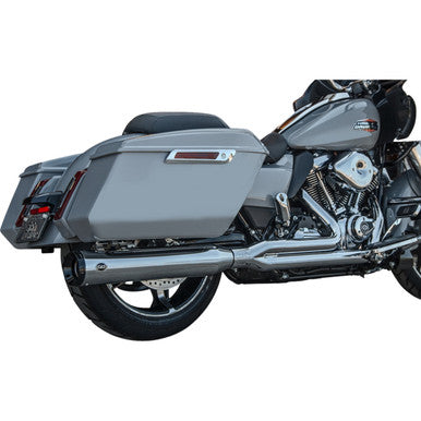 S&S Cycle #550-1168 - 2-into-1 GNX Exhaust System - Race Only - Chrome - Touring