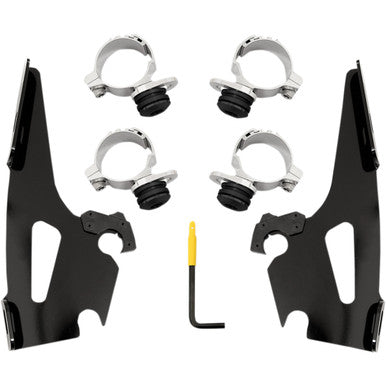 Memphis Shades #MEB2019 - Fats/Slim/Sportshield Mounting Kit - Black - Scout