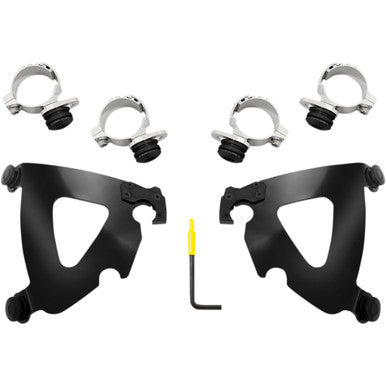 Memphis Shades #MEB2037 - Road Warrior Mounting Kit - Black - Scout