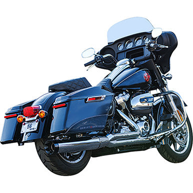 S&S Cycle #550-0758 - 2-into-1 Sidewinder Exhaust System - 50-State - Chrome - M8 Touring