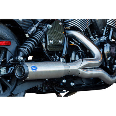 S&S Cycle #550-1115 - 2-into-1 Qualifier Exhaust System - Stainless - 49-State - Indian Chief