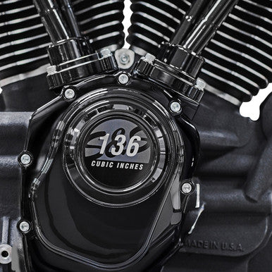 S&S Cycle #310-1289 - MK136 Black Edition Engine - 550G Gear Drive - Oil Cooled - Race Only - M8 Touring