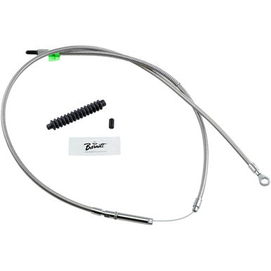 Barnett #10230100468 - High-Efficiency Stainless Steel Clutch Cable for Harley-Davidson - +8" - '08-'16 Touring/Trike