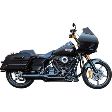 S&S Cycle #550-1110 - 2-into-1 Qualifier Exhaust System - 50-State - Black