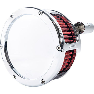 Feuling Parts #5447 - BA Air Cleaner Kit - Chrome with Red Filter - Twin Cam