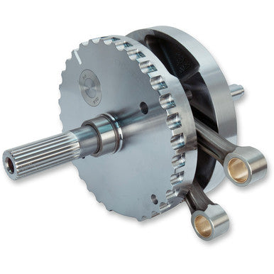 S&S Cycle #320-0350 - Flywheel - 4-3/8" - with Sprocket Bearing Race - Touring '07-'17 | Dyna '06-'17