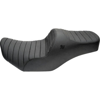 Slyfox #4729A - Chariot Seat - Black Classic Stitch - Black Logo - FLH/FLT '23.5-'26