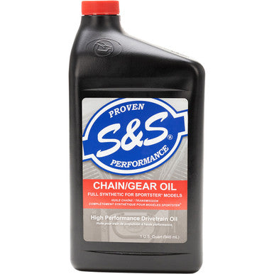 S&S Cycle #153763 - Synthetic Chain/Gear Oil - 1 U.S. quart