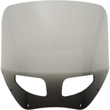 Memphis Shades #MEP87512 - Road Warrior Windshield - Vented - Black Smoke - 13"