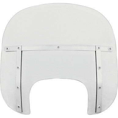 Memphis Shades #MEM6000 - Fats Windshield - Clear - 13" - FLFB/S