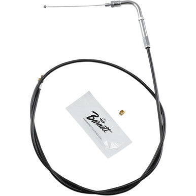 Barnett #101303090106 - Black Vinyl Throttle Cable - +6" Size - 39-1/2" Length