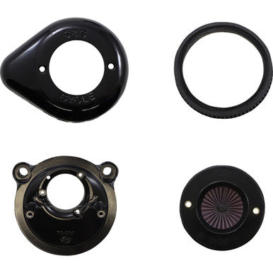 S&S Cycle #170-0726A - Air Stinger Stealth Air Cleaner Kit - Black