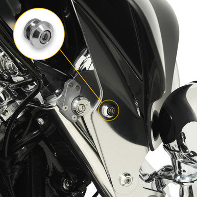 Memphis Shades #MSC1004 - 2-Part Plate Connector Assembly - Trigger-Lock® - Polished