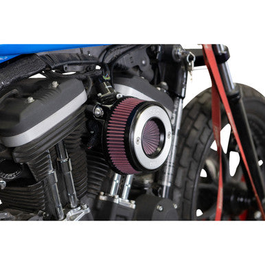 S&S Cycle #170-0724A - Air Stinger Stealth Air Cleaner Kit - Black Chrome Ring