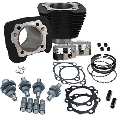 S&S Cycle #910-0699 - Hooligan Kit - 883 cc to 1200 cc - Wrinkle Black - Sportster